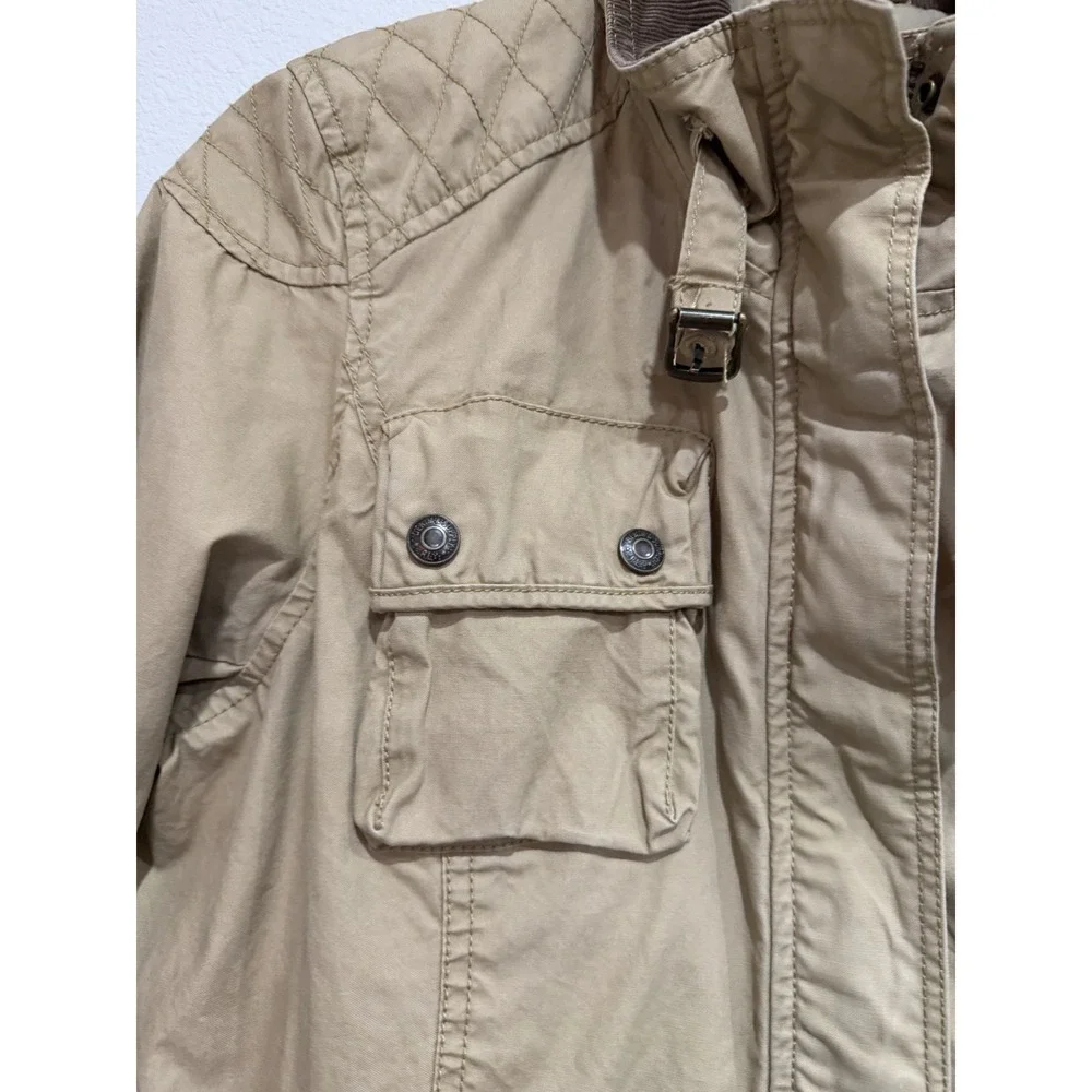 Ralph Lauren Denim & Supply Tan Military belted jacket women Size‎ Large